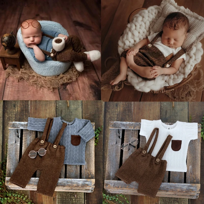 Infant Photography Props Outfit - 신생아 사진 소품 복장 아기 소년