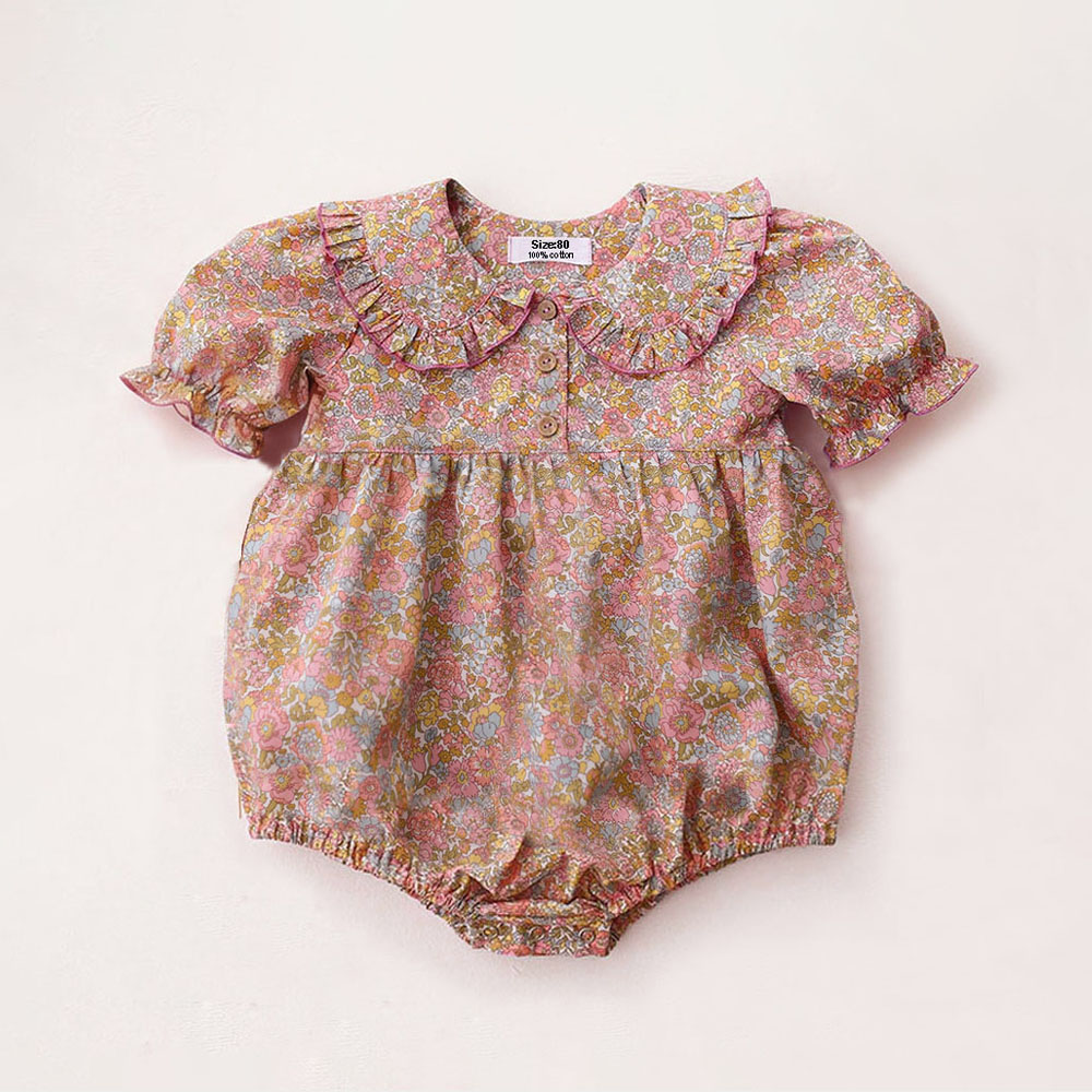 Newborn Baby Girl Romper Floral - 여름 신생아 유아 원피스 의류 귀여운