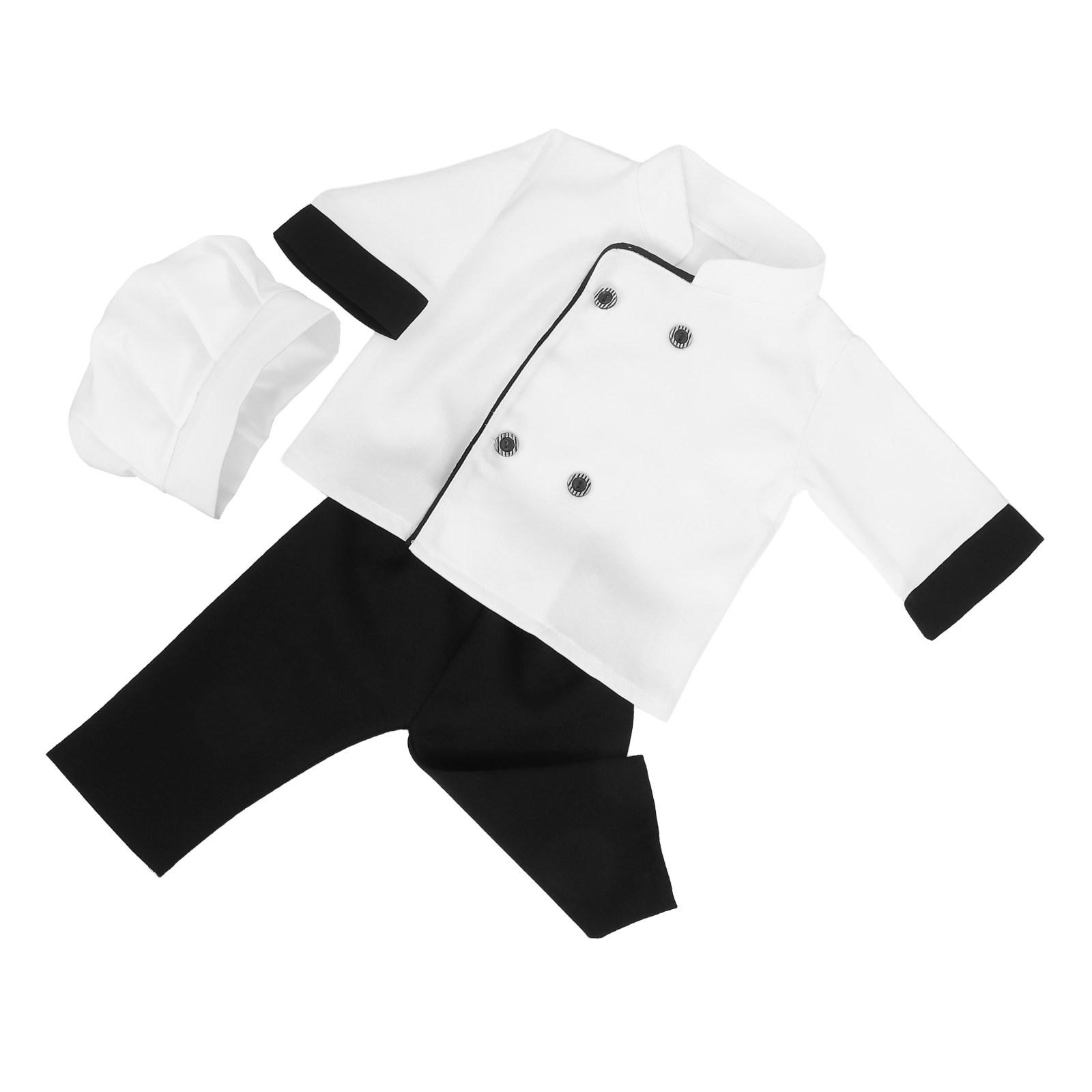 Infant Photography Props Outfit - 1 세트 유아 요리사 의상 아기