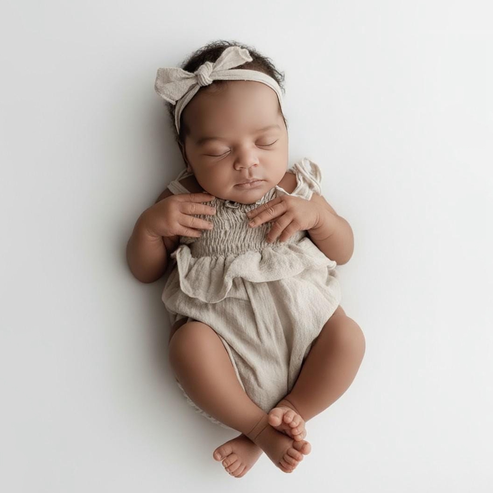 Infant Photography Props Outfit - 신생아 사진 촬영 소품 아기 여자아이