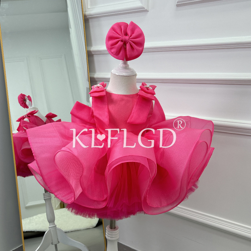 Toddler Girl Tulle Party Dress - KLFLGD 유아 여아 파티 드레스 큰