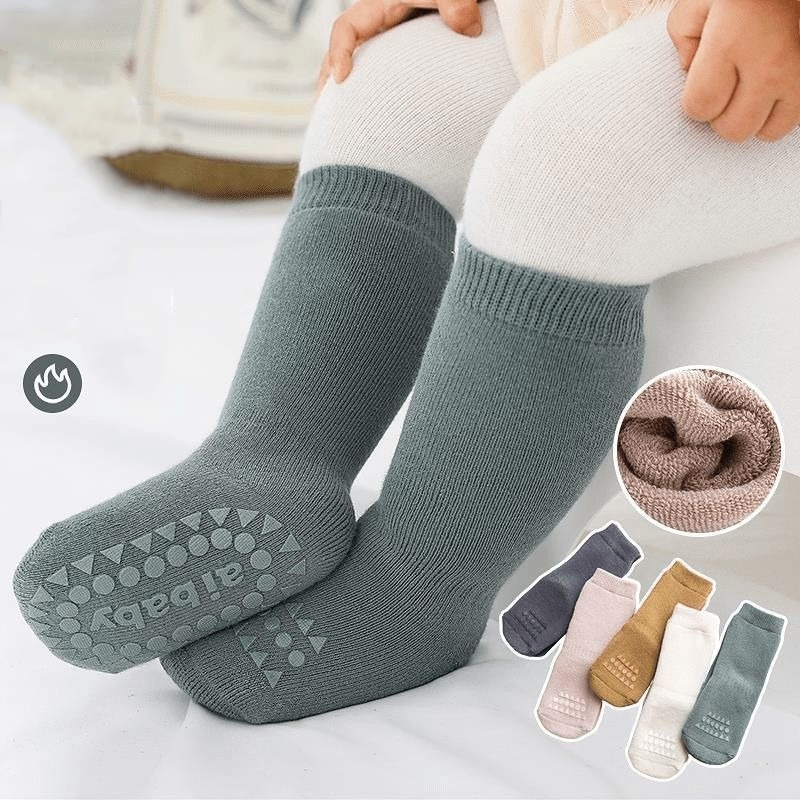 Unisex Baby Socks Non Slip - 두꺼운 어린이 바닥 양말 유아 아기