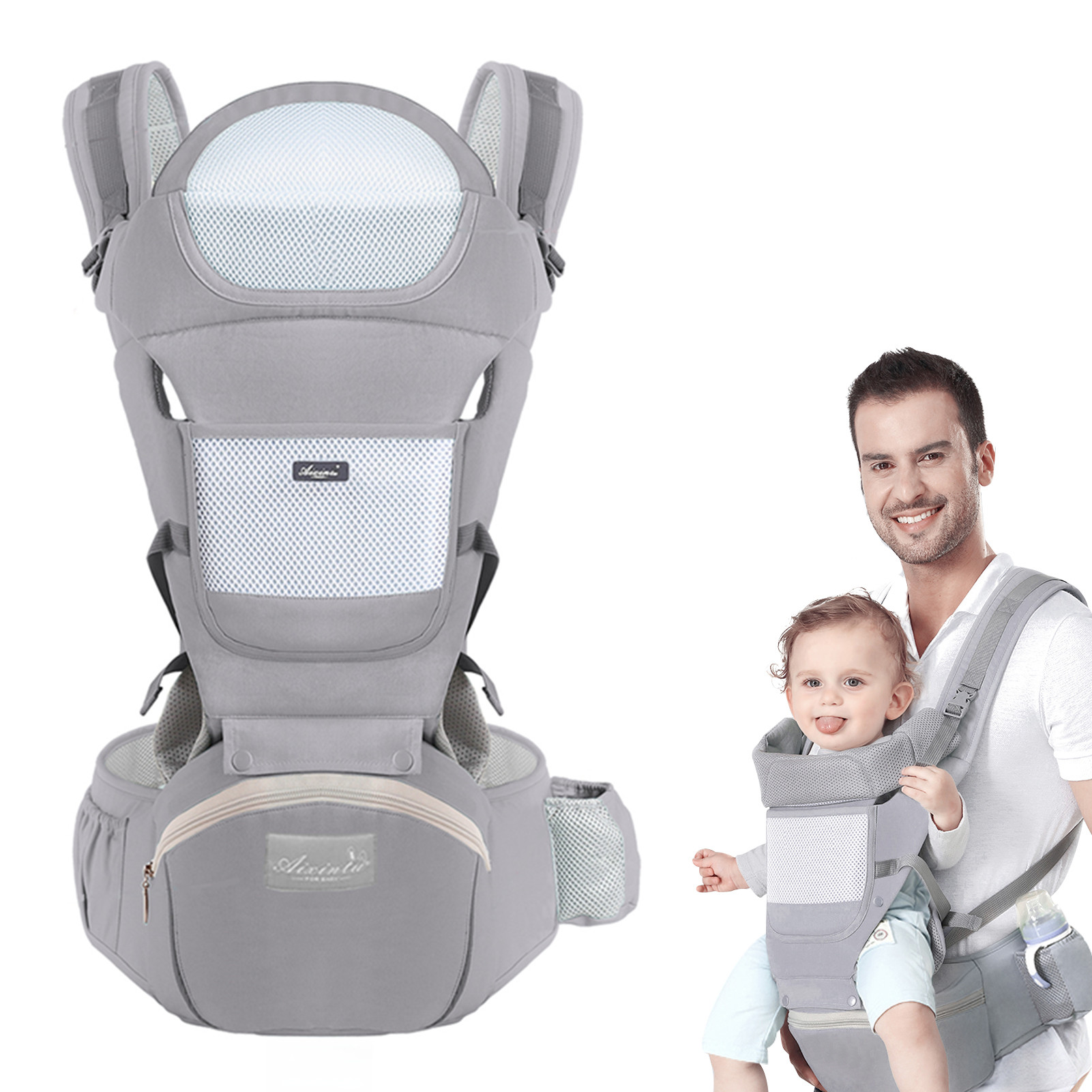 Ergonomic Baby Carrier Newborn To Toddler - 베이비 캐리어 인체 공학적 유아 다기능
