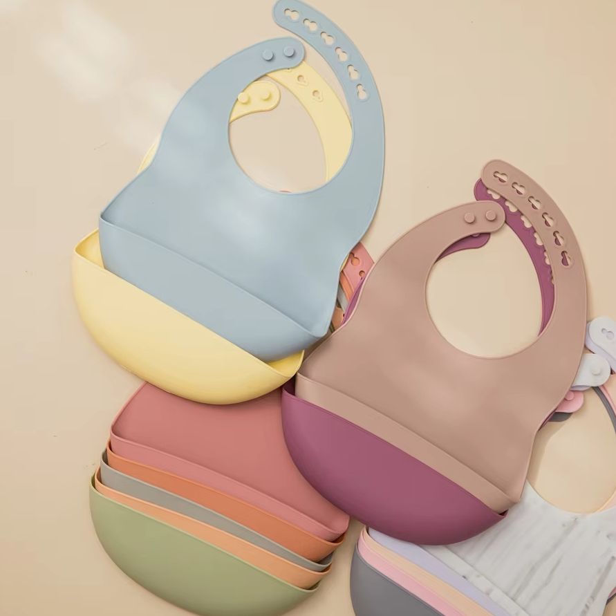 Waterproof Baby Bibs Silicone - 식사용 아기 턱받이 방수 실리콘 아기