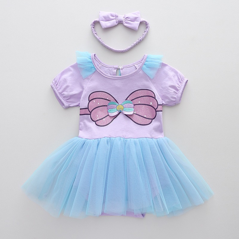 Baby Clothes - THEEPER 베이비 롬퍼 투투 드레스와 머리띠
