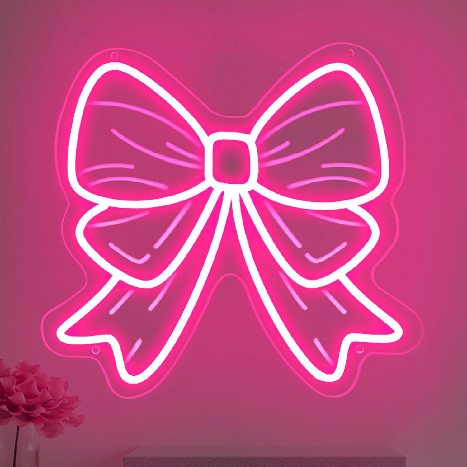 Nursery - 보우 네온사인 USB 디머블 LED 네온
