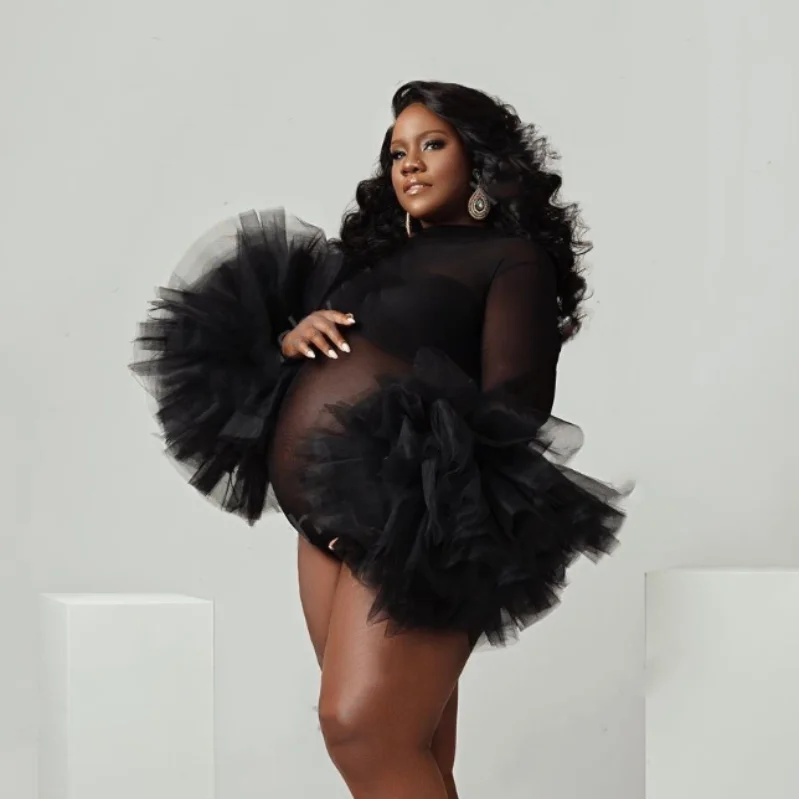 Maternity Wear - 출산 사진 소품 바디 슈트 푹신한