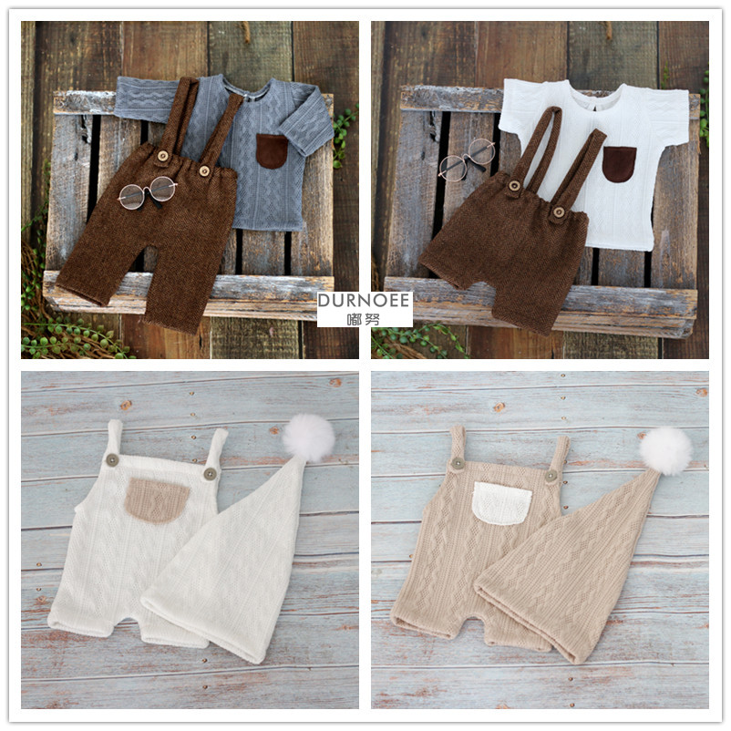신생아 사진 소품 복장 아기 소년 신사 정장 사진 유아 - Infant Photography Props Outfit 리뷰 및 가격