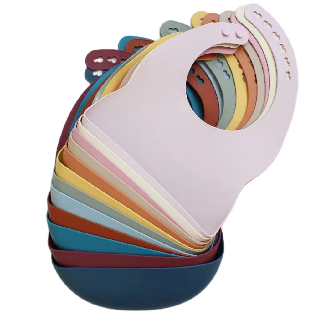 아기 실리콘 트레이 방수 턱받이 부드러운 4단계 조절  - Waterproof Baby Bibs Silicone 리뷰 및 가격