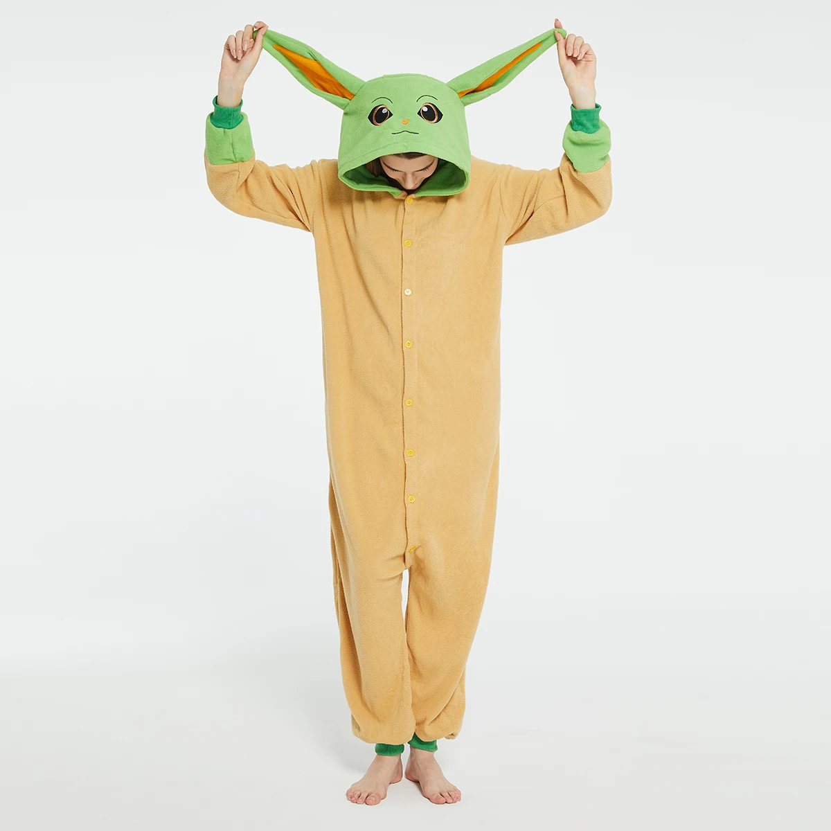 성인 요다 베이비 Grogu Onesies 할로윈 의상 - Baby Clothes 리뷰 및 가격