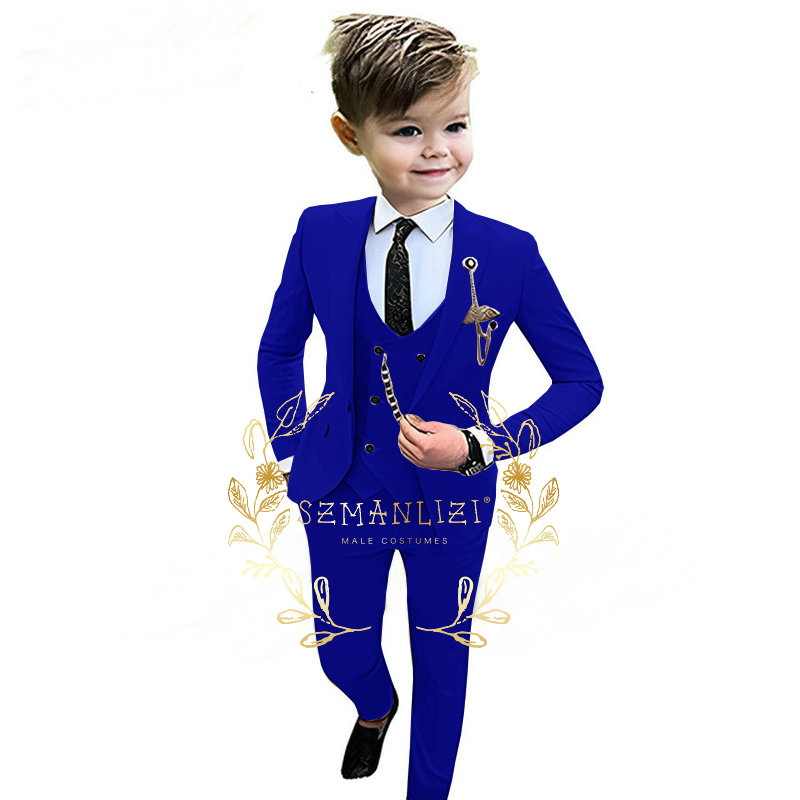 어린이 소년 베이지 블레이저 조끼 바지 3 피스 세트, - Baby Boy Suit Set Baptism 리뷰 및 가격