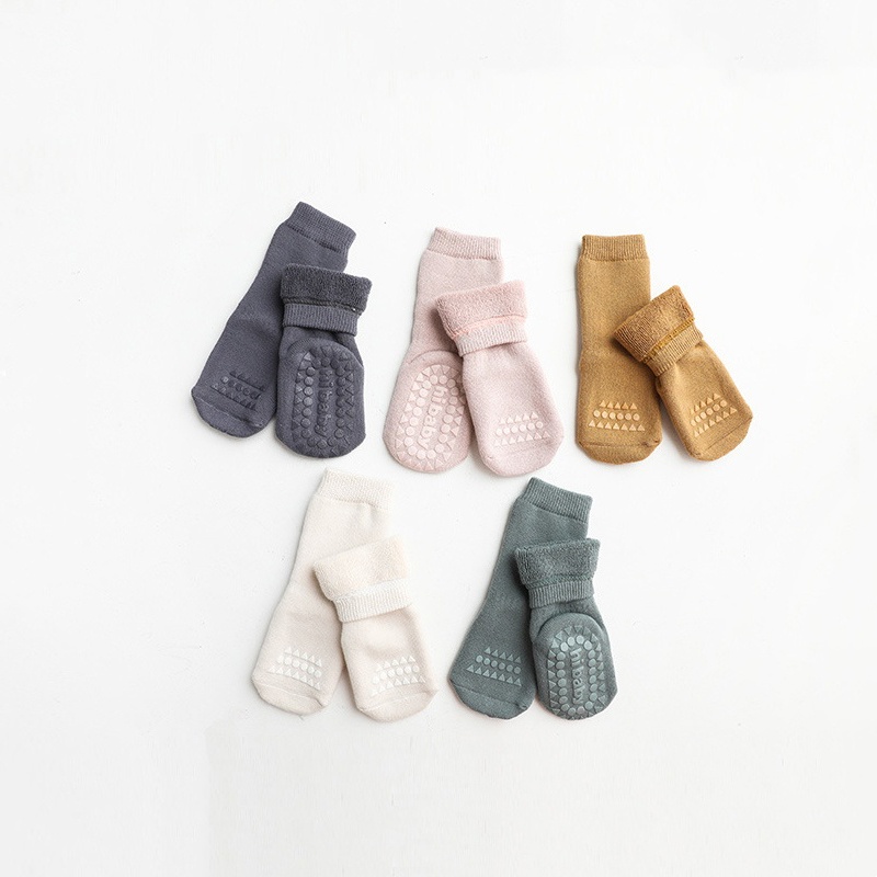 두꺼운 어린이 바닥 양말 유아 아기 소년 소녀 순수한  - Unisex Baby Socks Non Slip 리뷰 및 가격