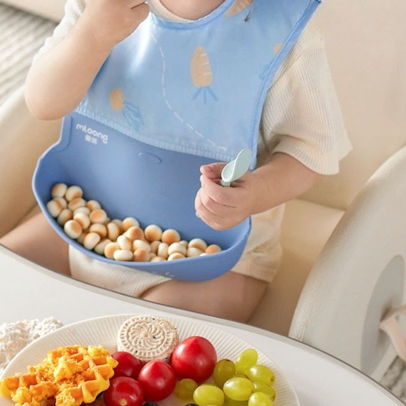 어린이 방수 턱받이 아기 턱받이 부드러운 실리콘 스카프 - Waterproof Baby Bibs Silicone 리뷰 및 가격