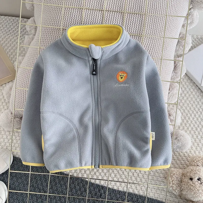 아동용 따뜻한 후드 베이비 코트, 폴라플리스 가디건 재 - Toddler Boy Winter Fleece Jacket 리뷰 및 가격