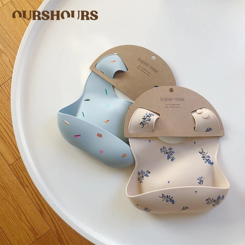 아기 Bibs Ins 스타일 인쇄 방수 부드러운 실리콘 - Waterproof Baby Bibs Silicone 리뷰 및 가격