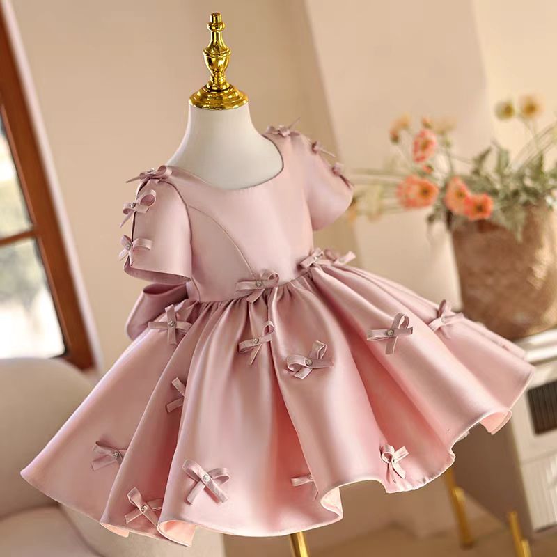 질 위시 J720 핑크 플라워 걸 드레스, 리본 새틴  - Toddler Girl Tulle Party Dress 리뷰 및 가격
