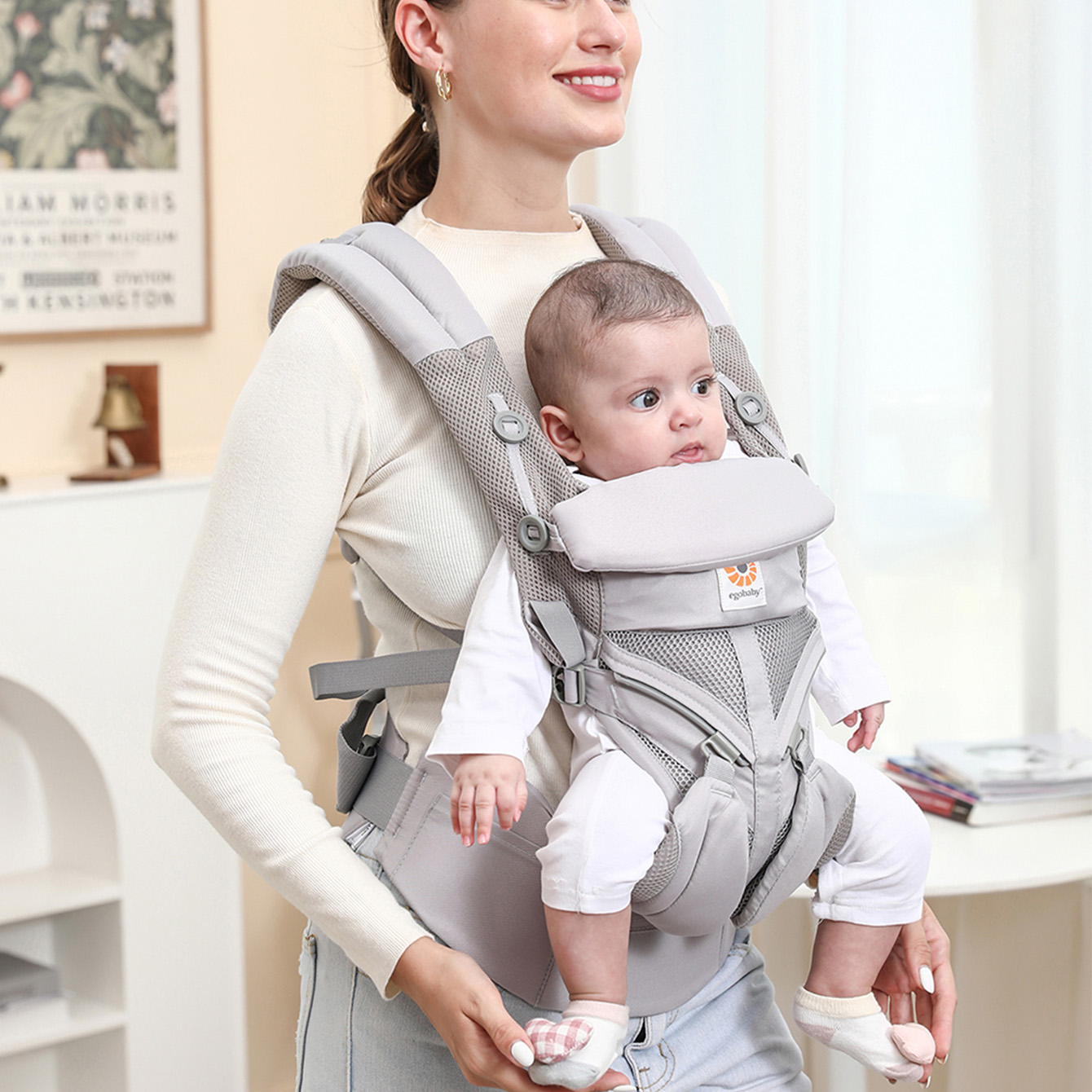 인체공학적 다기능 아기띠, 다용도 포켓 유아용 백팩,  - Ergonomic Baby Carrier Newborn To Toddler 리뷰 및 가격