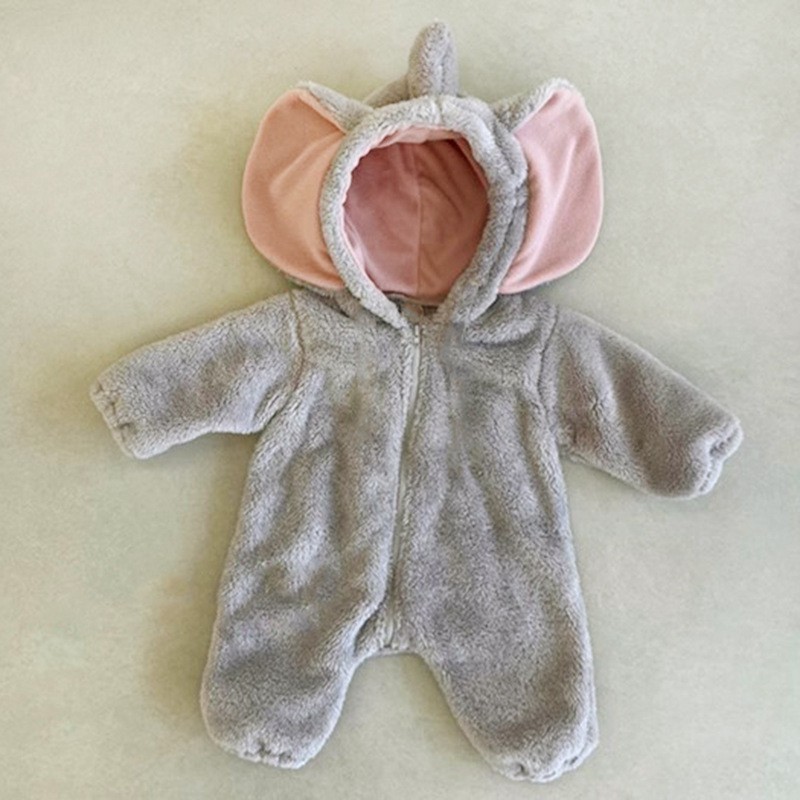 사랑스러운 코끼리 모양의 2026년 겨울 아기 여자아이 - Cotton Baby Onesies Zipper 리뷰 및 가격