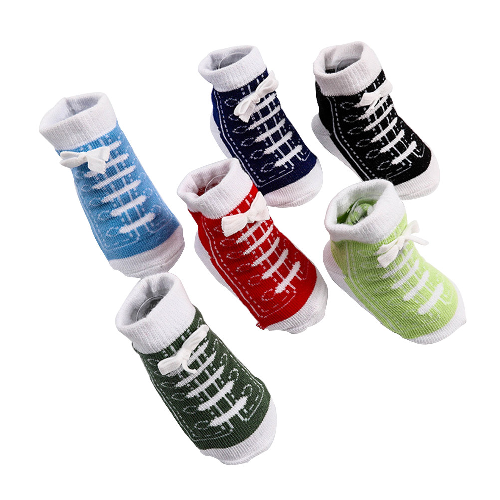 6켤레의 면 아기 양말, 창의적이고 미끄럼 방지 기능이 - Unisex Baby Socks Non Slip 리뷰 및 가격