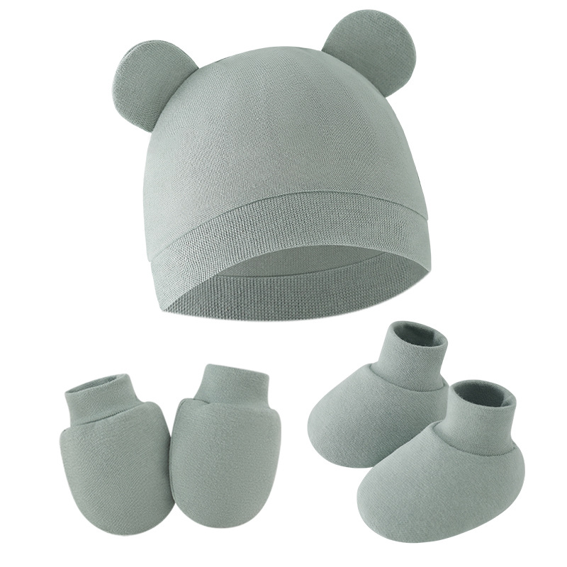 귀여운 아기 모자 신생아 보닛 장갑 양말 세트 비니 모 - Infant Beanie Hat With Ears 리뷰 및 가격