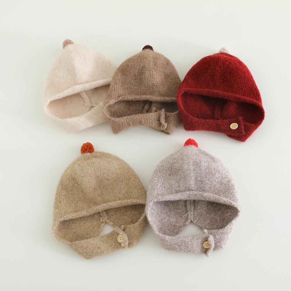 겨울 니트 아기 귀마개 모자 귀여운 폼폼 유아 비니 캡 - Infant Beanie Hat With Ears 리뷰 및 가격