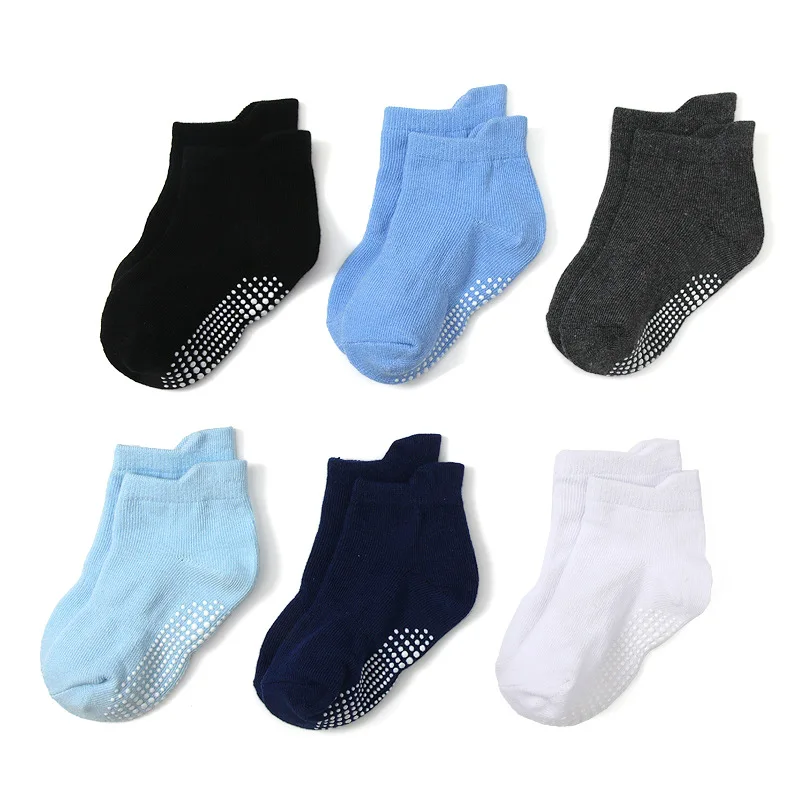 6팩 아기 바닥 양말 줄무늬 통기성 면 소재 미끄럼 방 - Unisex Baby Socks Non Slip 리뷰 및 가격