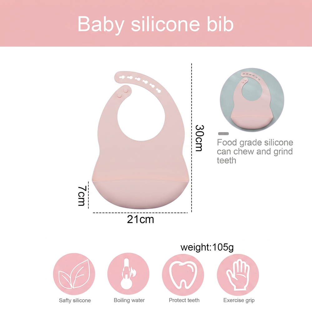 식사용 아기 턱받이 방수 실리콘 아기 턱받이 옷을 깨끗 - Waterproof Baby Bibs Silicone 리뷰 및 가격