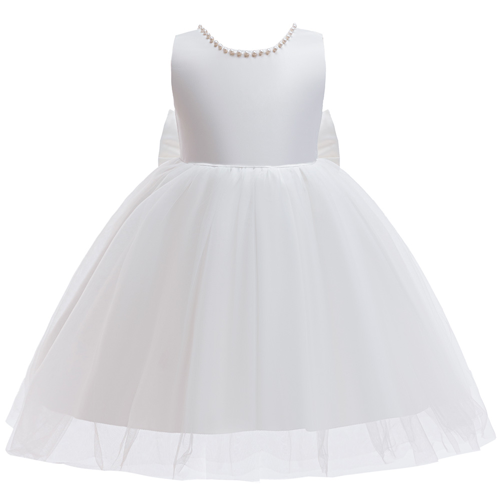 여자아이 우아한 흰색 성찬식 파티 드레스 유아 어린이  - Toddler Girl Tulle Party Dress 리뷰 및 가격