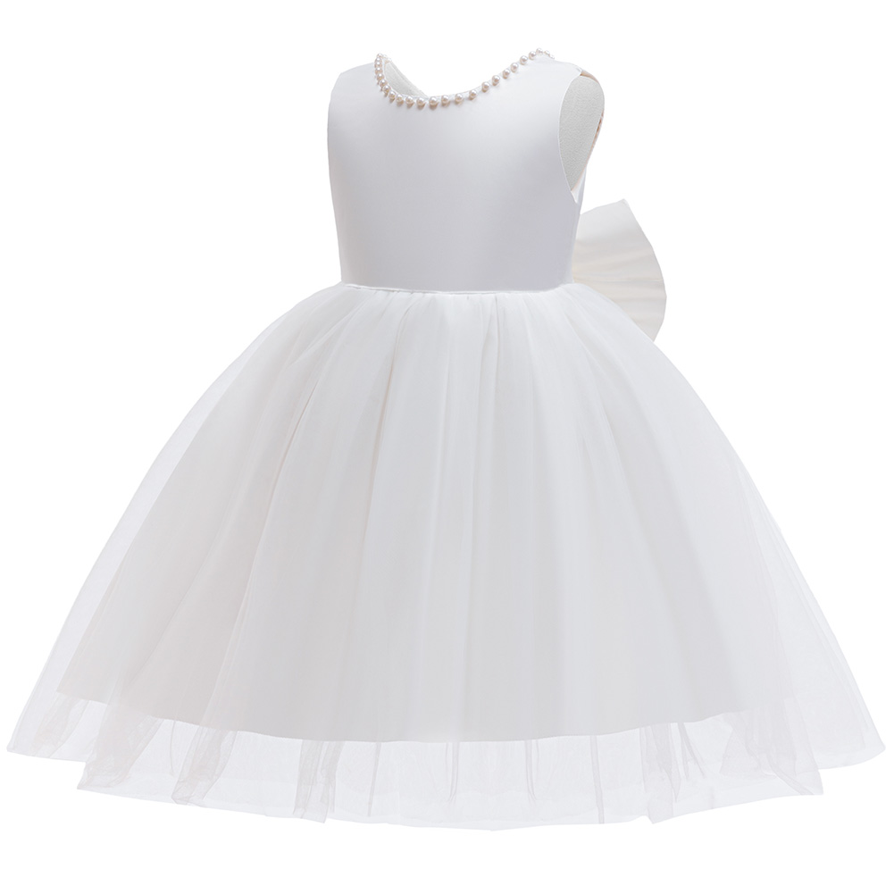 여자아이 우아한 흰색 성찬식 파티 드레스 유아 어린이  - Toddler Girl Tulle Party Dress 리뷰 및 가격