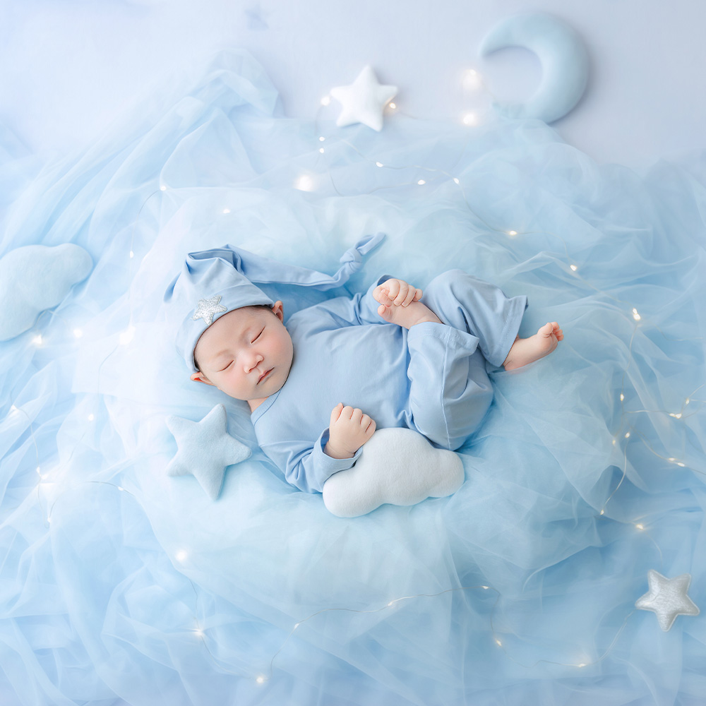 블루 쉽 신생아 촬영 소품 세트 달 모양 포즈 베개 양 - Infant Photography Props Outfit 리뷰 및 가격
