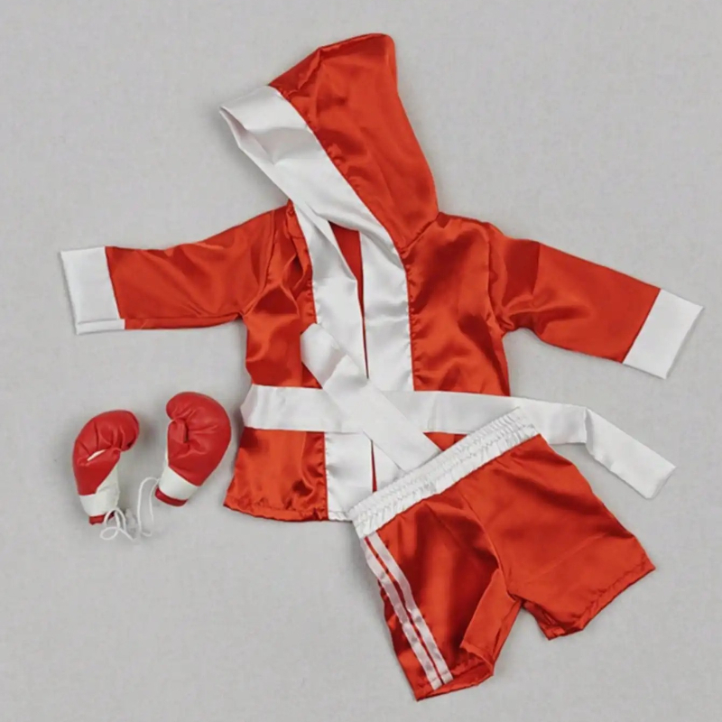 신생아 사진 소품 아기 소년 복싱 복장 세트 가운 장갑 - Infant Photography Props Outfit 리뷰 및 가격