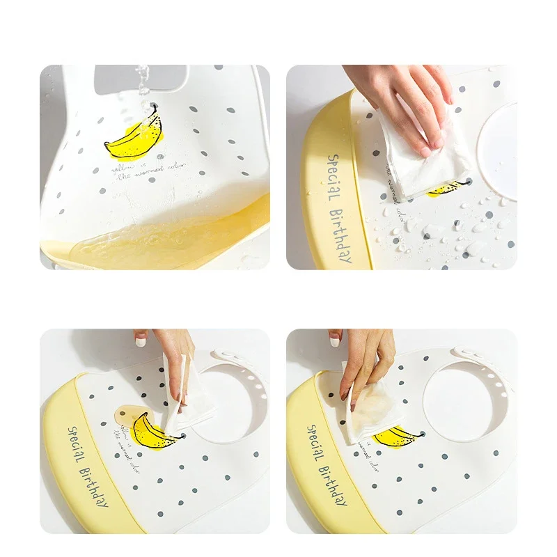 방수 아기 Bibs 아기 물건 귀여운 만화 동물 인쇄  - Waterproof Baby Bibs Silicone 리뷰 및 가격