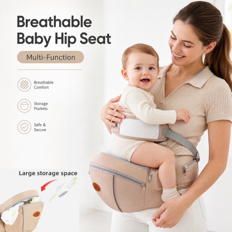 인체공학적 통기성 아기 힙시트 캐리어, 가벼운 신생아  - Ergonomic Baby Carrier Newborn To Toddler 리뷰 및 가격