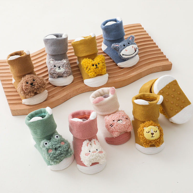 신생아 아기 소녀 소년 귀여운 만화 동물 양말 미끄럼  - Unisex Baby Socks Non Slip 리뷰 및 가격