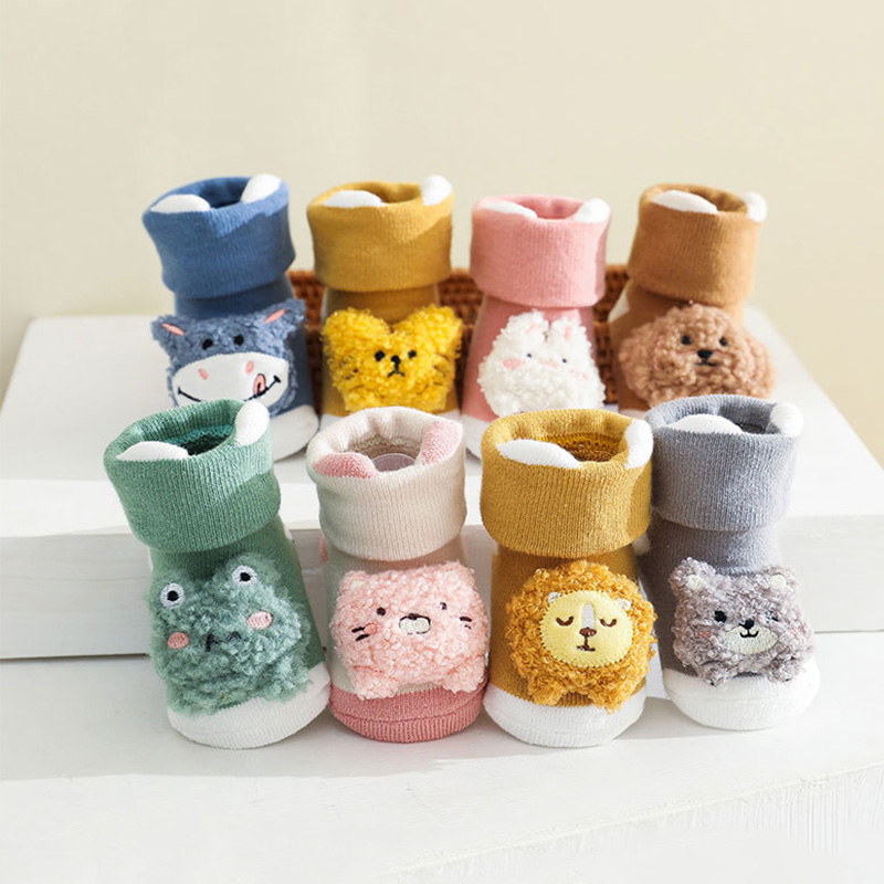 신생아 아기 소녀 소년 귀여운 만화 동물 양말 미끄럼  - Unisex Baby Socks Non Slip 리뷰 및 가격