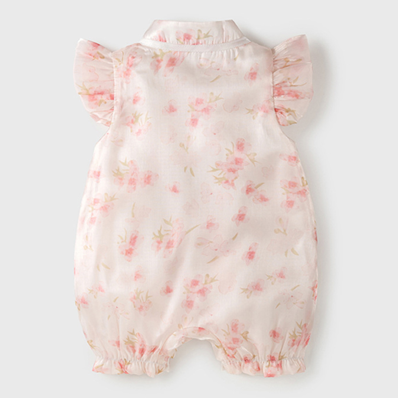 여름 신생아 소녀 옷 패션 중국 스타일 귀여운 나비 꽃 - Newborn Baby Girl Romper Floral 리뷰 및 가격