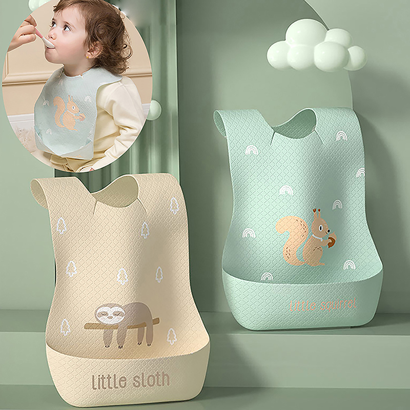 일회용 어린이 턱받이 만화 타올, 방수 조절 가능한 음 - Waterproof Baby Bibs Silicone 리뷰 및 가격