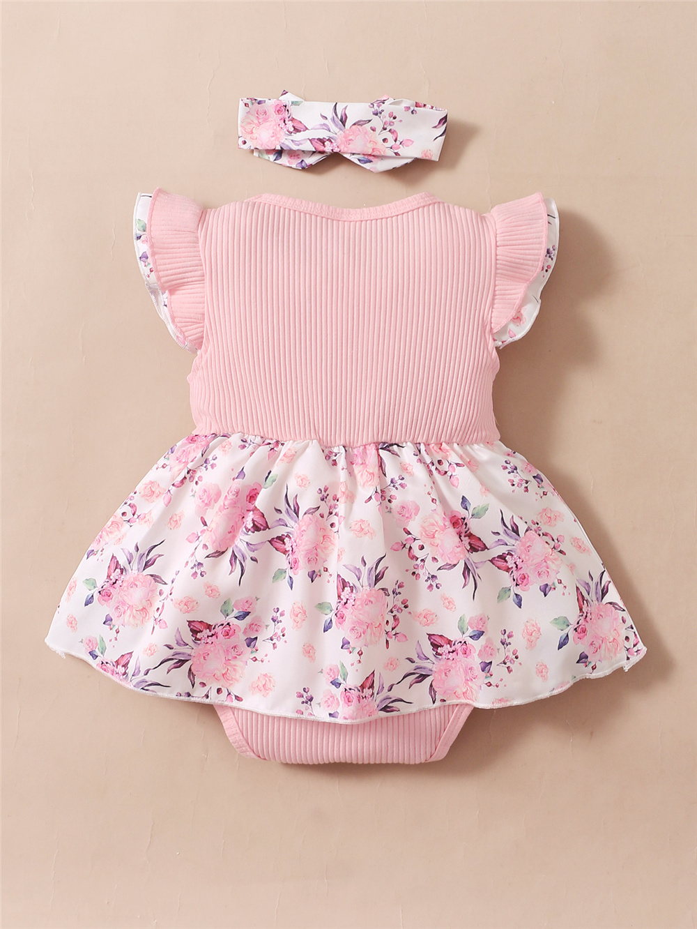 0-18 개월 아기 소녀 꽃 Romper 드레스 플라이 - Newborn Baby Girl Romper Floral 리뷰 및 가격