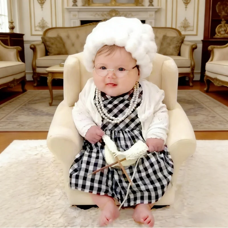 신생아 사진 소품 아기 소녀 할머니 복장 아기 소년 할 - Infant Photography Props Outfit 리뷰 및 가격