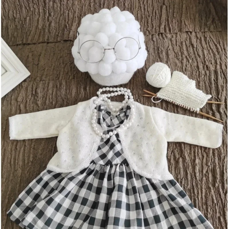 신생아 사진 소품 아기 소녀 할머니 복장 아기 소년 할 - Infant Photography Props Outfit 리뷰 및 가격