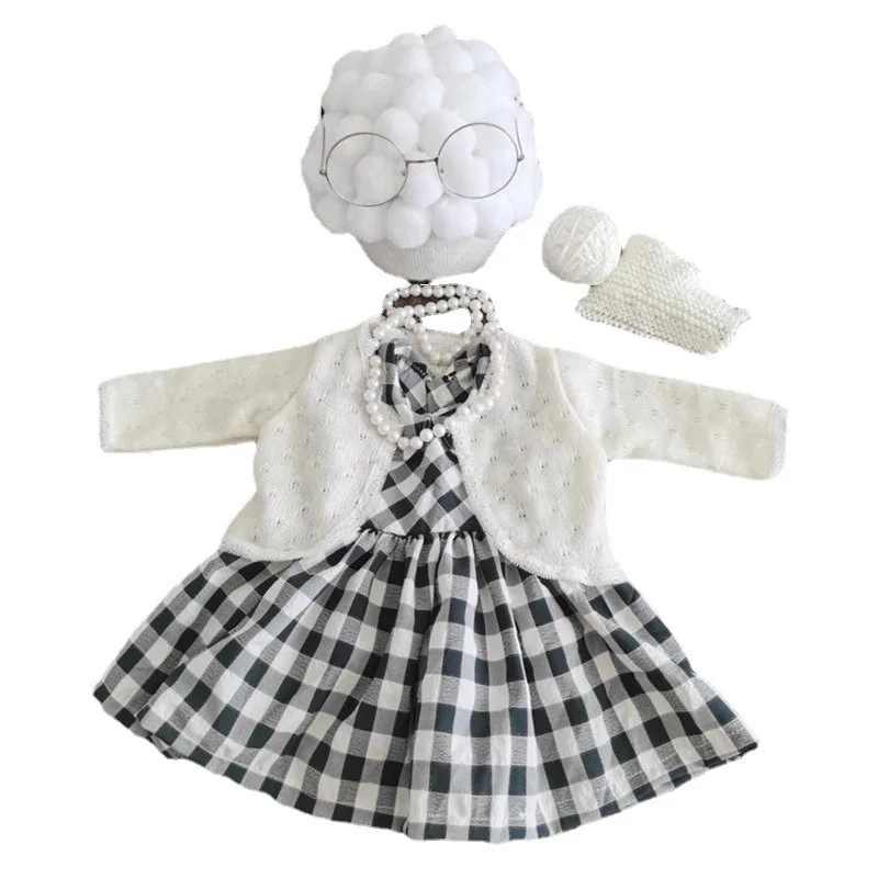 신생아 사진 소품 아기 소녀 할머니 복장 아기 소년 할 - Infant Photography Props Outfit 리뷰 및 가격