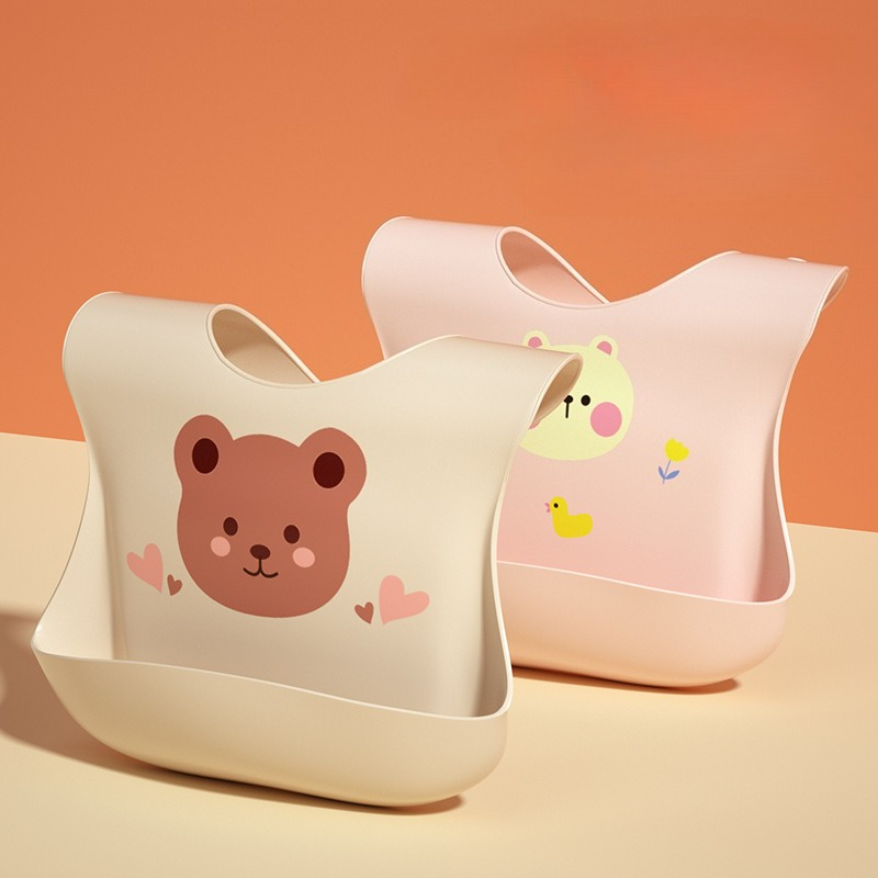 방수 아기 턱받이 부드러운 실리콘 스카프 귀여운 만화  - Waterproof Baby Bibs Silicone 리뷰 및 가격