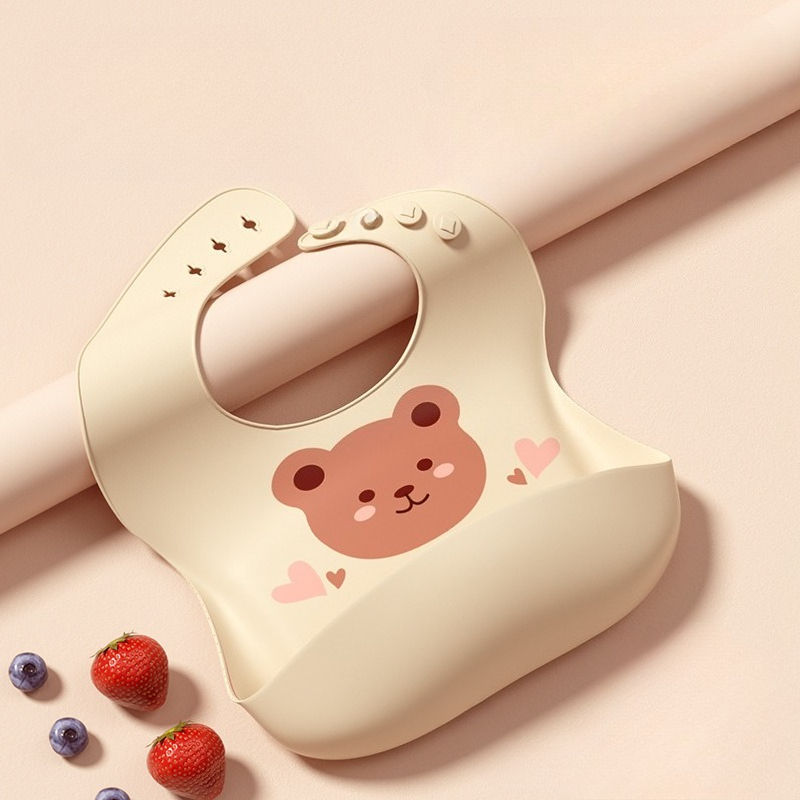 방수 아기 턱받이 부드러운 실리콘 스카프 귀여운 만화  - Waterproof Baby Bibs Silicone 리뷰 및 가격