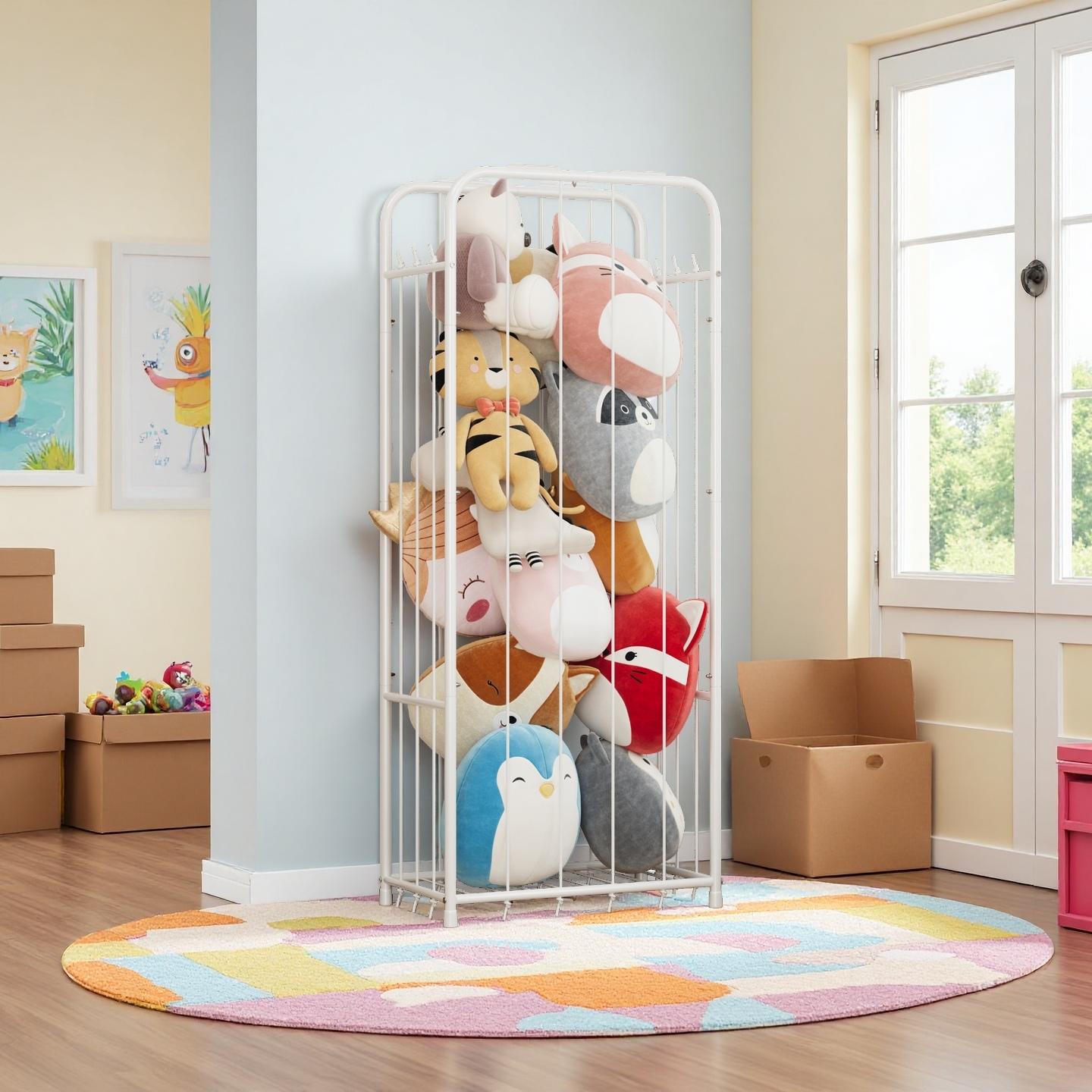 수직형 봉제인형 보관 정리함 동물원 테마 봉제인형 진열 - Nursery 리뷰 및 가격