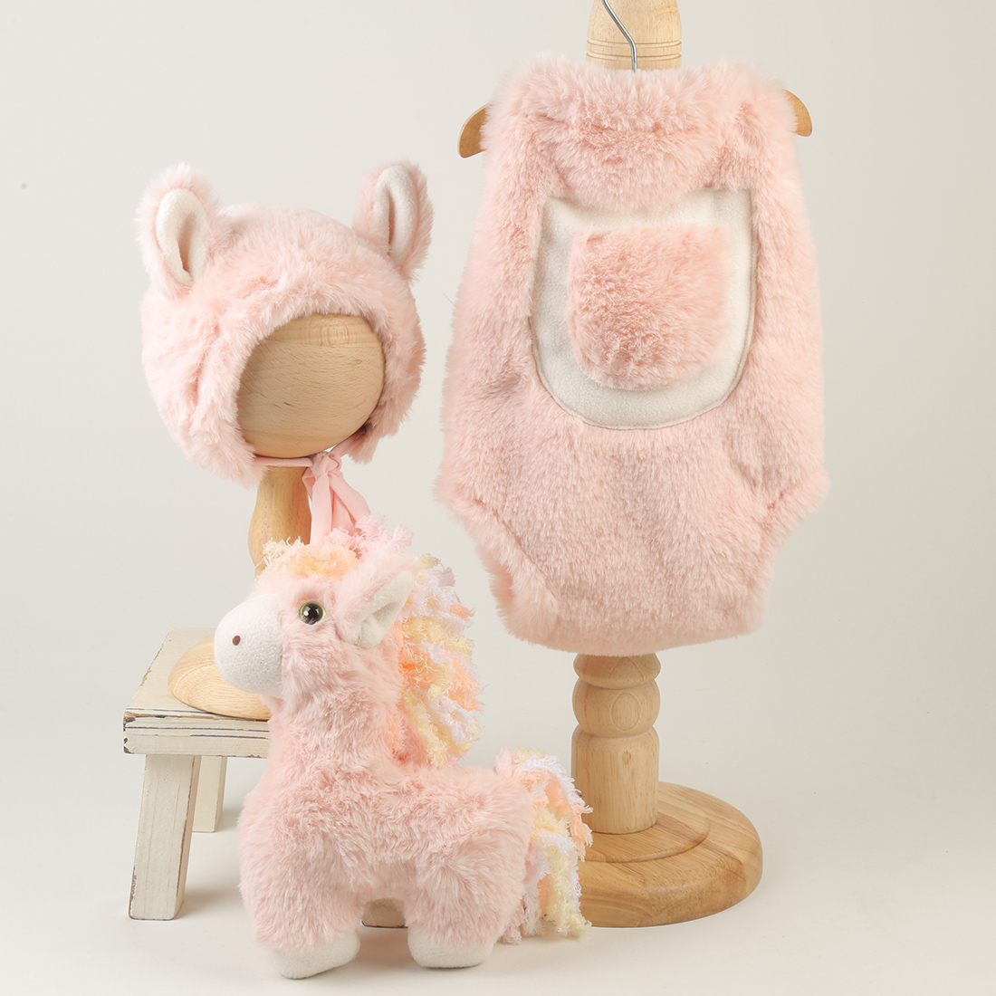 핑크 니트 레이스 신생아 사진 촬영 의상 세트, 여자  - Infant Photography Props Outfit 리뷰 및 가격
