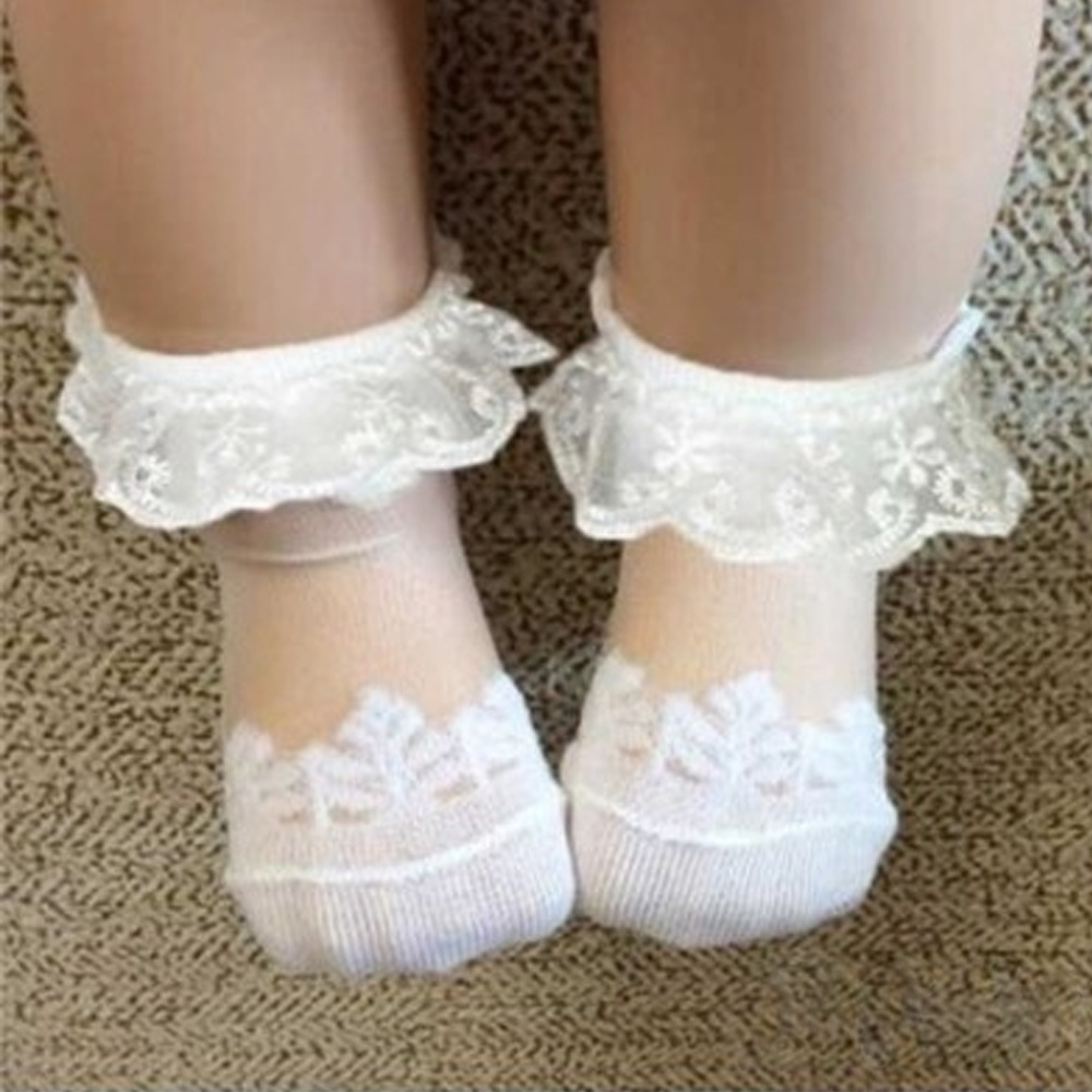 귀여운 레이스 꽃무늬 그물 아기 양말 면 미끄럼 방지  - Unisex Baby Socks Non Slip 리뷰 및 가격