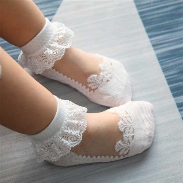 귀여운 레이스 꽃무늬 그물 아기 양말 면 미끄럼 방지  - Unisex Baby Socks Non Slip 리뷰 및 가격