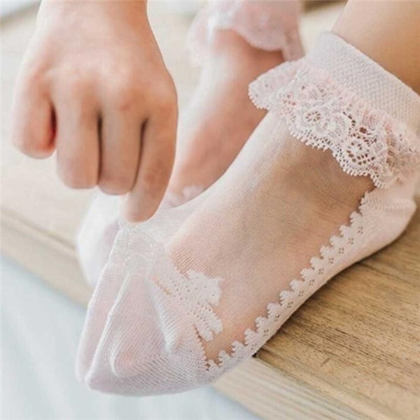 귀여운 레이스 꽃무늬 그물 아기 양말 면 미끄럼 방지  - Unisex Baby Socks Non Slip 리뷰 및 가격