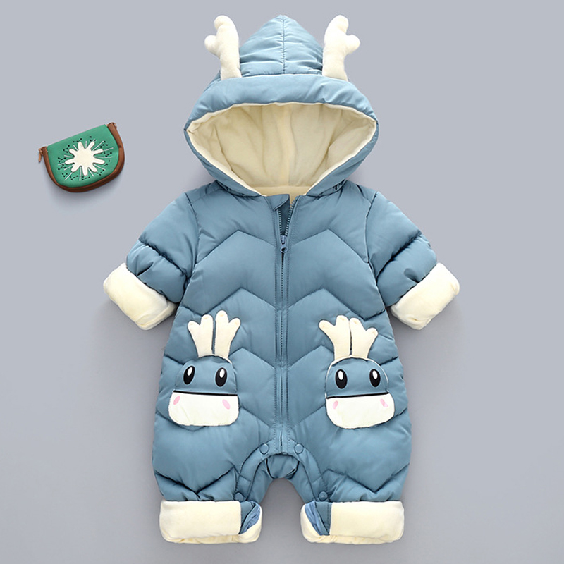 유아 두꺼운 벨벳 롬퍼 의류, 겨울 가을 패딩, 따뜻한 - Cotton Baby Onesies Zipper 리뷰 및 가격