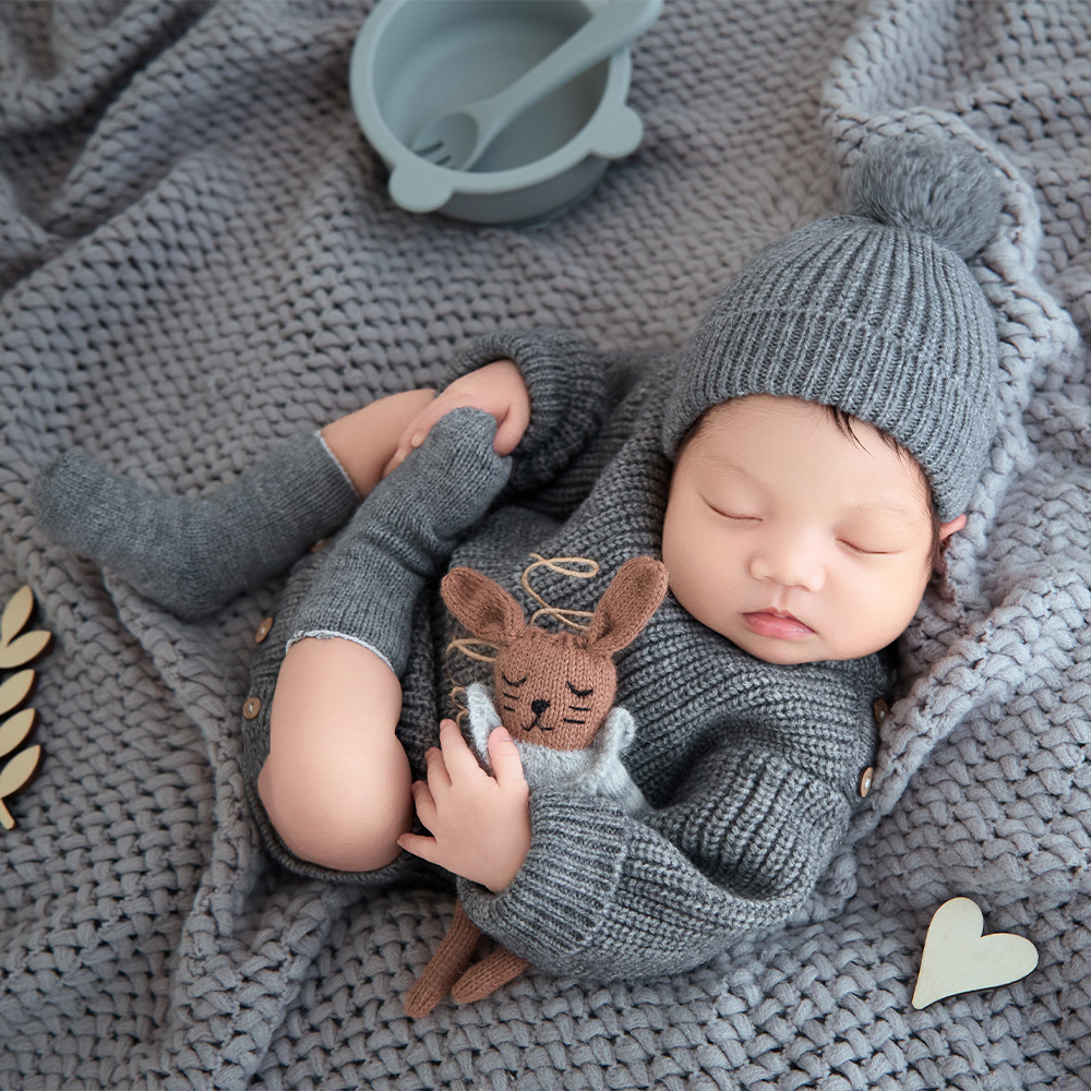 헬로 월드 테마 신생아 사진 소품 니트 아기 사진 의상 - Infant Photography Props Outfit 리뷰 및 가격